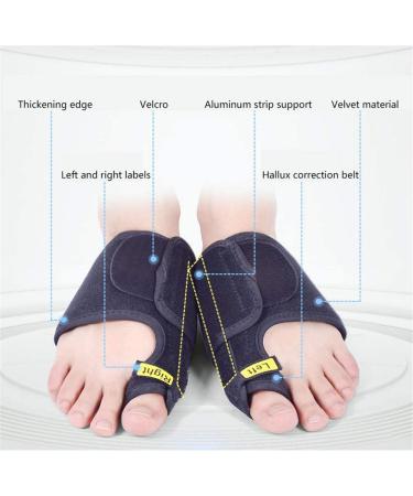 Day/Night Bunion Corrector - Valgus Support Bunion Splints & Toe Separator for Pain Relief - Buy Online on GoSupps.com