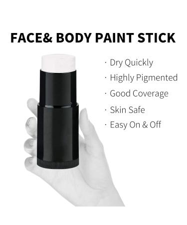 Buy Makeup Clown White Professional Face Paint Stick Ideal for Stage Cosplay Halloween 1.06 oz (30g) Fast International Shipping - Buy Online on GoSupps.com