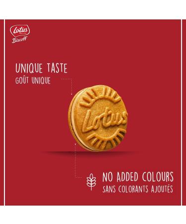 Lotus Biscoff - Caramelized Sandwich Cookies - Original Biscoff Cream Filling 1 sleeve of 15 cookies - Buy Online on GoSupps.com