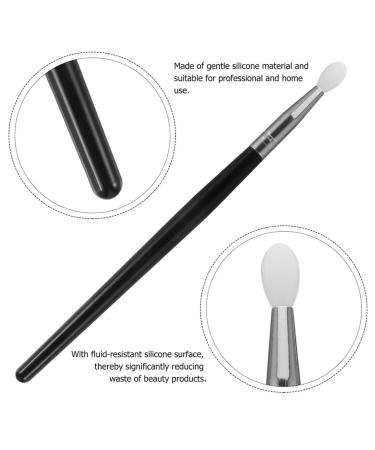 FRCOLOR 10 Pcs Silicone Lip Brush Set - Soft Cleansing & Makeup Applicator for Eyeshadow & Lipstick | Double Head Design - Perfect for Cosmetics Lovers - Buy Online on GoSupps.com