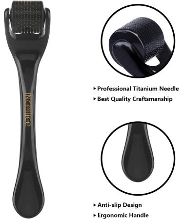 Buy Incellice Dermaroller 1.0mm - 540 Needles Professional Microneedle Scooter for Face & Body Care - Ideal for Men & Women - Buy Online on GoSupps.com
