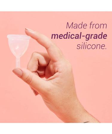 Lumma Flexible Medical Silicone Menstrual Cups | Reusable & Comfortable | Leak-Proof Female Care (MB Pink Love) - Buy Online on GoSupps.com