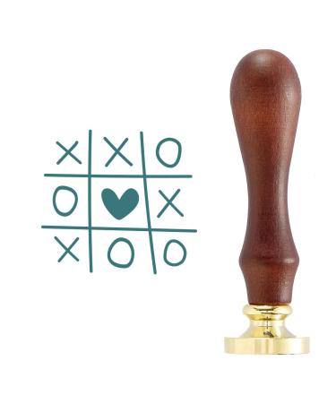 Spellbinders Heart Tic Tac Toe Grey