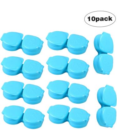 JECOMPRIS 20 PCS Lens Holder & Container Set - Blue & Medium - Perfect for Contact Lens Care - Buy Online on GoSupps.com