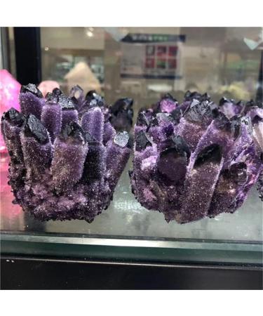 Natural Crystal Rough Natural Quartz Purple Ghost Phantom Cluster Crystal Stones specimens for Home Decor - (Color: Random delivery) - Buy Online on GoSupps.com