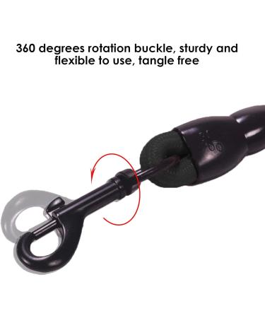 Faith-Free Multi-Dog Leash | Anti-Tangle Dog Chain for Walking & Jogging | Ideal for Medium & Small Breeds | Durable Black Pet Lead - Buy Online on GoSupps.com