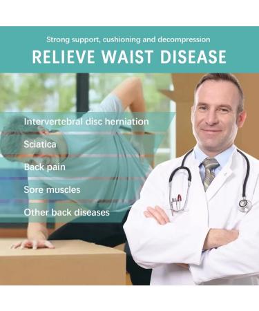 CROPAL Back Brace for Lower Back Pain Relief - Lumbar Support Belt for Work, Lifting, Sciatica, Scoliosis - Removable Steel Plates - Black (M/L) - Buy Online on GoSupps.com