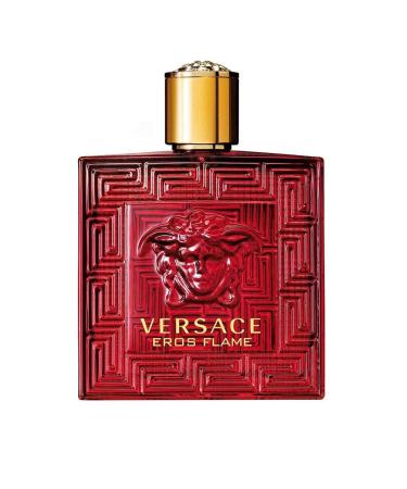 Versace EROS FLAME after shave 100 ml / 3.4 oz GLASS BOTTLE New In Box