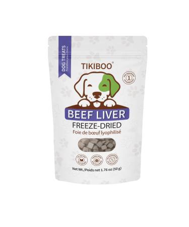 Freeze Dried Beef Liver Dog Treat Trainer Topper All Natural Healthy 1 Ingredient 150 gram