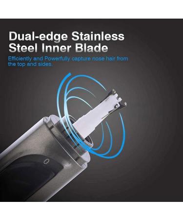 Professional Ear & Nose Hair Trimmer - Painless Facial Hair Clipper for Men & Women | IPX7 Waterproof Blades - Buy Online on GoSupps.com