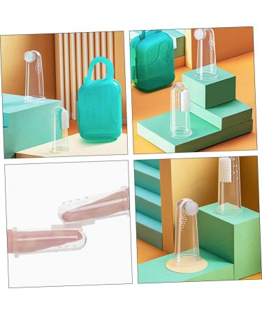 Frcolor Toddler Finger Toothbrush Set - Gentle Oral Care for Kids | Effective Finger Tooth Cleaners for Healthy Smiles - Buy Online on GoSupps.com