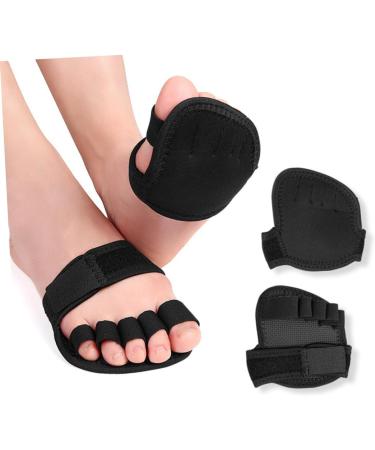 Adjustable Forefoot Cushions & Non-Slip Toe Socks for Dance & Yoga - Comfortable Half Foot Pads - Buy Online on GoSupps.com