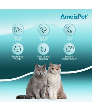 AMEIZPET Soothing Paste for Cats - Natural Stress Relief with Green Tea Extract | 100g Anti-Stress Calming Gel - Buy Online on GoSupps.com