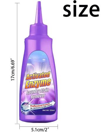 Bioswipe Activated Enzyme Laundry Stain Remover Enzyme Cleaner Clothing Stain Remover Garment Stubborn Stain Cleaner Oil Remover for Laundry Fast Stain Remover 1pc - Buy Online on GoSupps.com