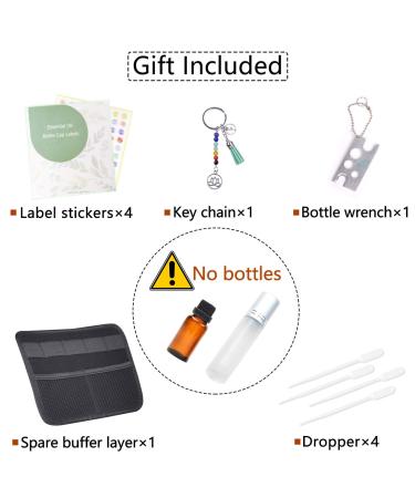 Beschan Essential Oil Storage Case - Holds 42 Bottles, Travel-Friendly, Includes Free Opener and Labels - 10 Lx8.5 Wx3.9 H Size - Buy Online on GoSupps.com