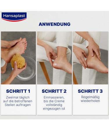Hansaplast Regenerating Foot Cream 100ml | Urea Moisturizer for Dry & Rough Feet | Protects Against Corns - International Shipping - Buy Online on GoSupps.com
