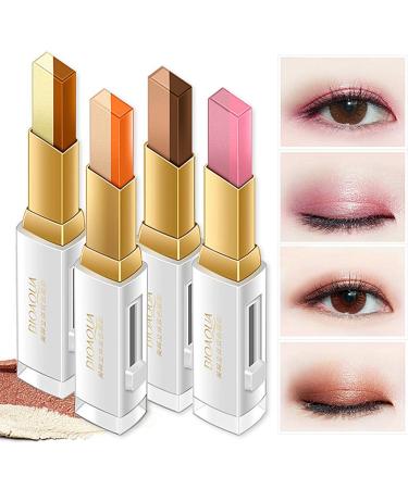 Brrnoo Gradient Eyeshadow Pen - 4 Color Shimmer & Matte Eyeliner Stick (Nude Pink) for Stunning Makeup Looks | International Shipping Available - Buy Online on GoSupps.com