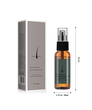Ginger Hair Growth Serum Spray - Natural Accelerator for Stronger, Thicker, Longer Hair - 30ml (2pcs) - Buy Online on GoSupps.com