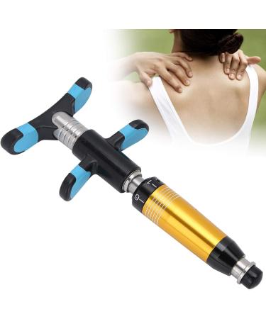 Chiciris Chiropractic Adjustment Tool - Heat-Resistant 6 Steps Stainless Steel 304 Spine Adjuster (Gold) - Manual Bone Correction Handle - Buy Online on GoSupps.com