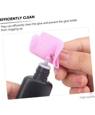 Beavorty 3200 Pcs Glue Wipes - Eyelash Glue Cleaning Pads & Remover - Non-Woven Adhesive Wipes for Nails - 4.8x4.8cm - Buy Online on GoSupps.com