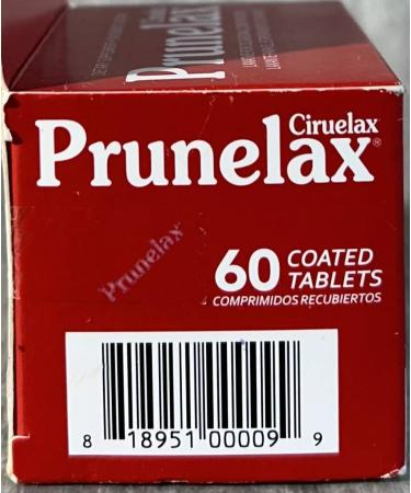 Prunelax Ciruelax Laxative Tabs 60 ea (Pack of 2) - Buy Online on GoSupps.com