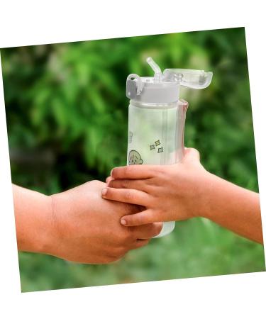 BESPORTBLE 1pc Cartoon Pattern Baby Water Bottle | Portable Toddler Sippy Cup 22X6.5CM White - Buy Online on GoSupps.com