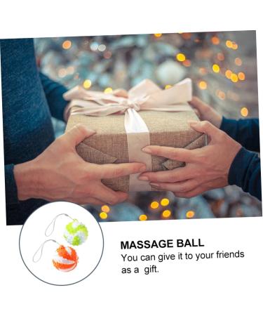 Beavorty Silicone Hand Exercise Balls - Finger Strengthening & Rehabilitation Massage for Hand Muscles - Portable Medium Orange Handle - Buy Online on GoSupps.com