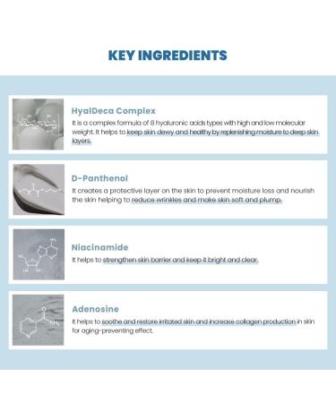 KSECRET Hyaluronic Acid Ampoule | Korean Skincare | 8 Types Hyaluronic Acid & Niacinamide for All Skin Types | 30ml Hydration from Sea Water - Buy Online on GoSupps.com