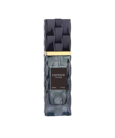 Emperor Men's Cologne - 1.7oz Legend Eau De Toilette Long-Lasting Woody Scent with Refreshing Notes BPA-Free & Alcohol Infused