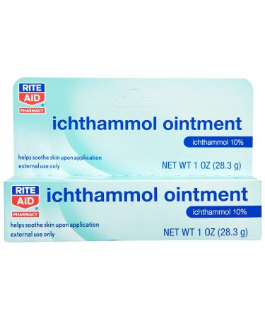 Rite Aid Ichthammol Ointment - 1 Ounce (28.3 g) - 1 Count - 10 Percent Ichthammol Ointment