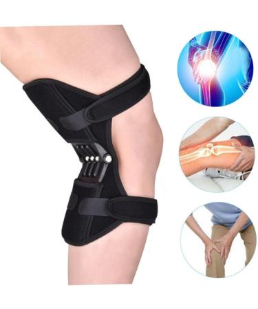 Power Lift Joint Knee Support for Men - Rebound Spring Force Knee Braces & Patella Tendon Straps for Enhanced Leg Stability - Buy Online on GoSupps.com