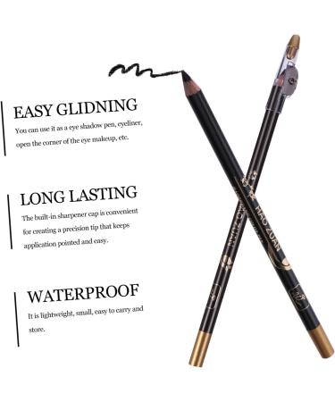 Amosfun 16 pcs pencil sharpener eyebrow pencil brow pencil makeup eyebrow Makeup Accessories tool 1 count (Pack of 1) Blackx2pcs - Buy Online on GoSupps.com