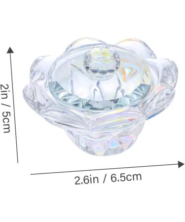 minkissy 1pc Nail Art Crystal Cup Manicure Crystal Cup Liquid Powder Mixing Cup Clear Container Mini Containers Nail Art Powder Dish Nail Crystal Bowls Nail Liquid Dish Nail Art Dish Cup - Buy Online on GoSupps.com