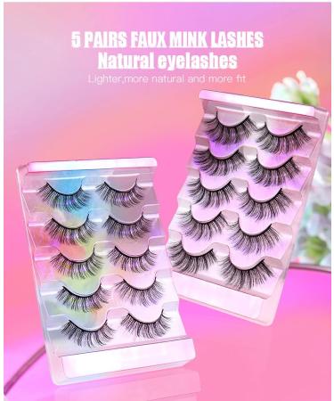 Shop 3D Voluminous 5-Pair False Eyelashes - Natural Look Curl & Lifelike Style - Worldwide Shipping Available - Buy Online on GoSupps.com