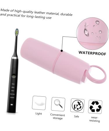 Magiclulu Multi-Purpose Toothbrush Storage Box & Travel Washing Cup - Pink | Outdoor Toothpaste Holder 20.5x6cm - Buy Online on GoSupps.com