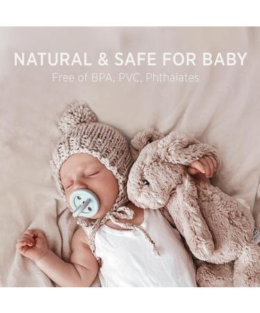 BumiB b Round Pacifiers for 0-3 Months | Sky Blue Pack of 2 | International Shipping - Buy Online on GoSupps.com
