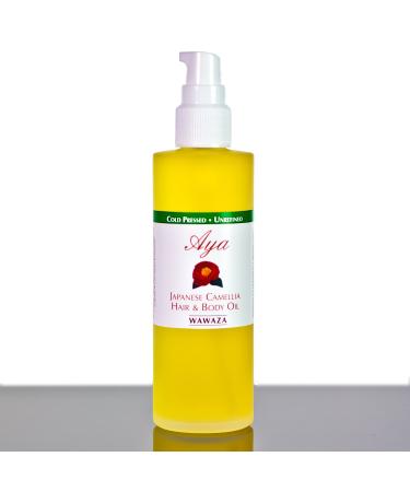 Aya Japanese Camellia Hair and Body Oil. Cold-pressed. Unrefined.