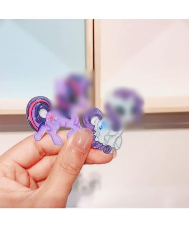 Miotlsy Unicorn Hairpin Set - 10 Cute Cartoon Hair Accessories for Girls | Stylish Unicorn Hair Clips - Buy Online on GoSupps.com