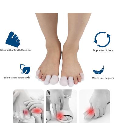 14-Part Silicone Toe Separator & Caps Set | Comfortable Protection for Blisters & Corns | Ideal for Hiking & Daily Use - Buy Online on GoSupps.com