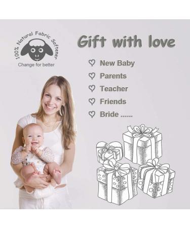 Budieggs Organic XL Wool Dryer Balls 6-Pack - Chemical-Free Fabric Softener for 1000+ Loads - Hypoallergenic & Baby Safe - Reduce Wrinkles Naturally - White - Buy Online on GoSupps.com