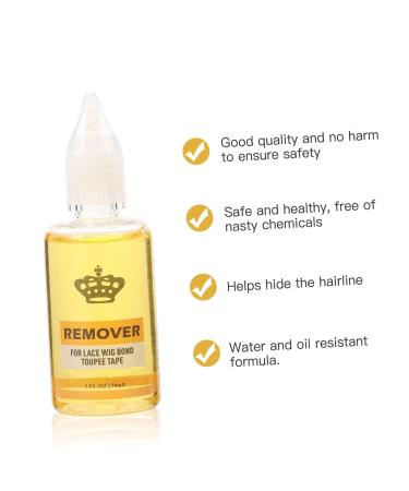 Housoutil 2 Hair Extension Glue Remover Lace Wig 30ml Remover Wig Adhesive Glue Remover Hair Bonding Remover Bonding Glue Remover Adhesive Remover Hair Remover The Cross Plastic - Buy Online on GoSupps.com