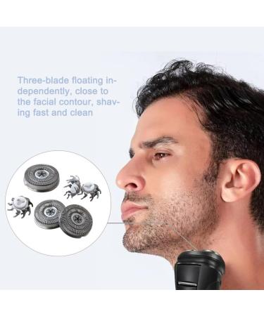 Men's Electric Shaver Replacement Head Blades for SweetLF SWS7105 - Compatible & Includes Cleaning Brush - Buy Online on GoSupps.com