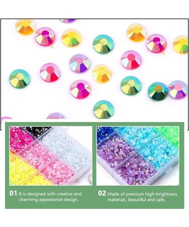 Minkissy Decoration Decoration Heart 1 Box of Art Diamond DIY Resin Diamond s Art Craft Manicure Diamond Decor Rhinestone Heart Stickers - Buy Online on GoSupps.com