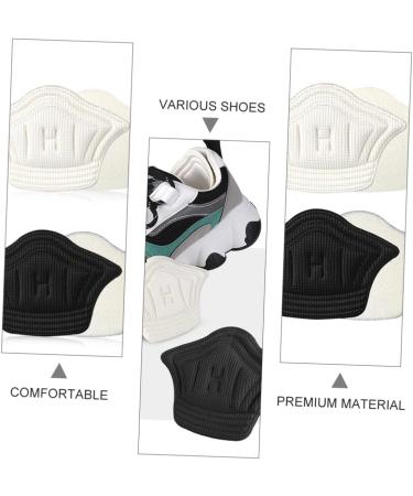FOMIYES 2 Pairs Shoe Bottom Protector Heel Pads - Men & Women Stickers for Boots & Sneakers Thicken Black 11.5x8cm - International Shipping Available - Buy Online on GoSupps.com
