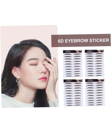 NOLITOY 5pcs Eyebrow Stickers Instant Transfer Black Stickers Eyebrow Stencils Make up 3d Transfer Stickers - Buy Online on GoSupps.com