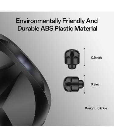 Rechargeable Headlights for Crocs 2pcs - Clip-On ABS Lights Flashlight Attachment for Kids & Adults | Black Croc Charm Accessories - Buy Online on GoSupps.com