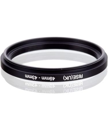 Rise(UK) Step Down Filter Ring Adapter (49mm-43mm) for Seamless Lens Compatibility - Buy Online on GoSupps.com