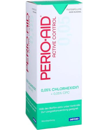 PERIO AID Active Control Mouthwash 500 ml - Effective Oral Care for International Shipping - Buy Online on GoSupps.com