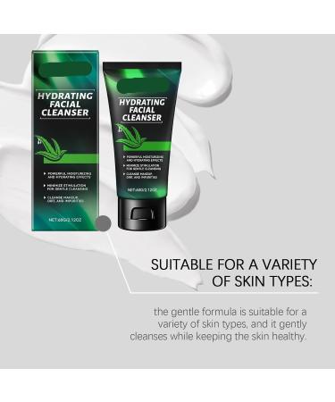 Nettoyant Visage Hydratant Doux - Nettoyage En Profondeur Hydratant Laisse La Peau Fra che Et Non Tiraill e Lavage Quotidien Du Visage(1PCS) - Buy Online on GoSupps.com