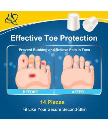 16 Pcs Toe Protectors for Women & Men - Silicone Sleeves for Corns, Ingrown Toenails, Blisters & Foot Pain Relief - Buy Online on GoSupps.com